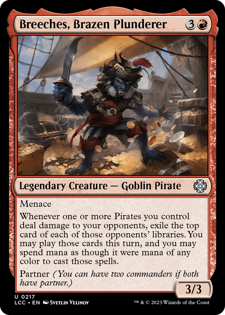 Breeches, Brazen Plunderer [The Lost Caverns of Ixalan Commander] | Good Games North