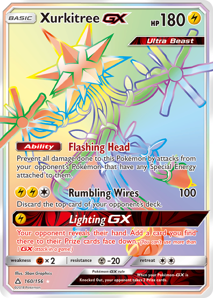 Xurkitree GX (160/156) [Sun & Moon: Ultra Prism] | Good Games North