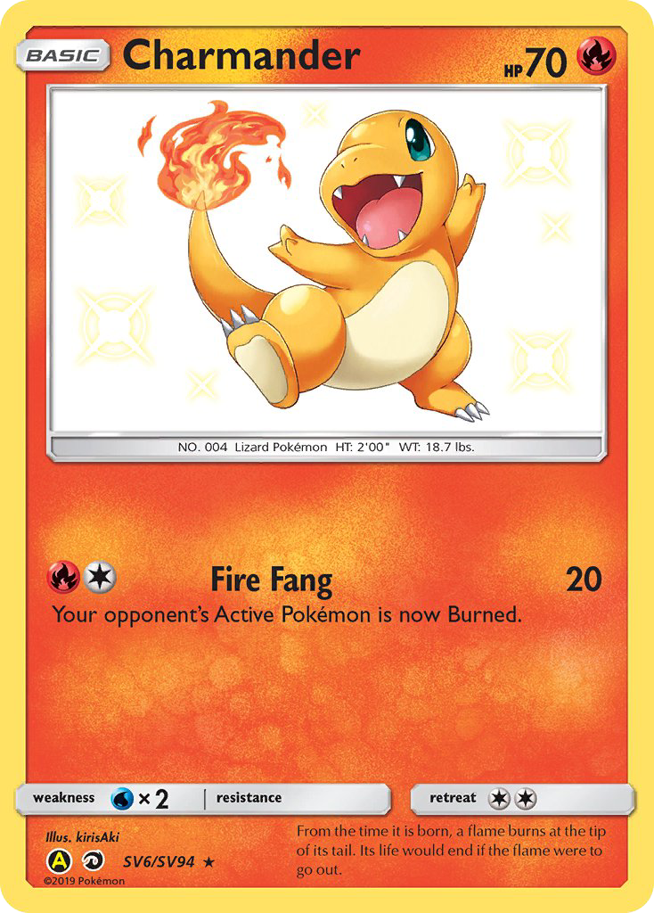Charmander (SV6/SV94) [Sun & Moon: Hidden Fates - Shiny Vault] | Good Games North