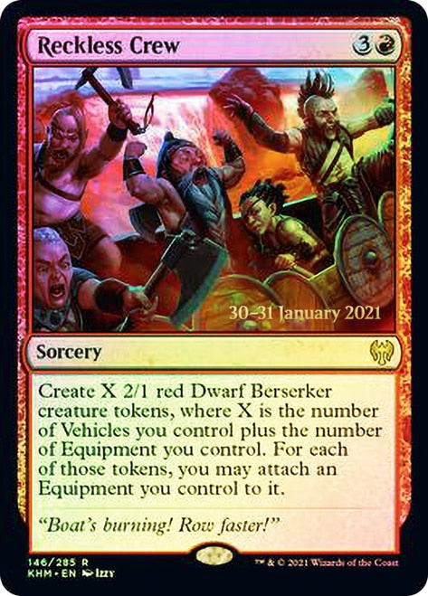 Reckless Crew  [Kaldheim Prerelease Promos] | Good Games North