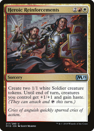Heroic Reinforcements [Core Set 2019] | Good Games North