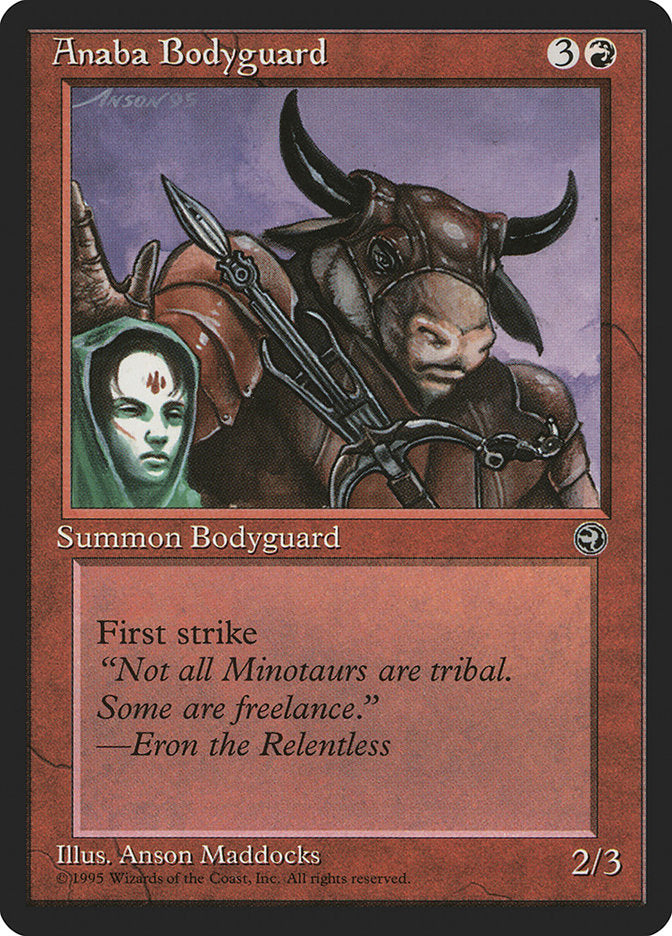 Anaba Bodyguard (Eron Flavor Text) [Homelands] | Good Games North