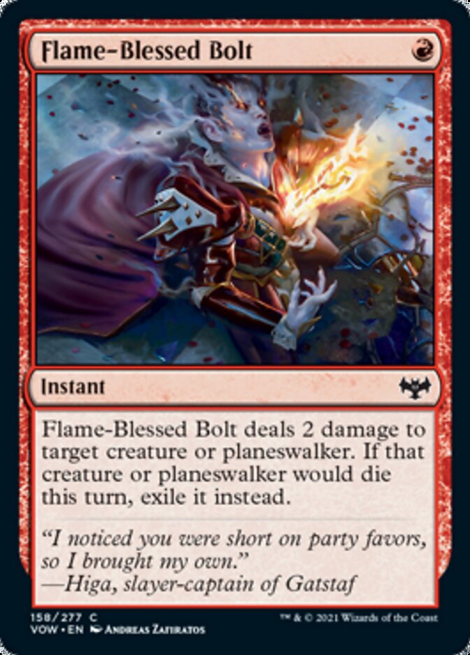 Flame-Blessed Bolt [Innistrad: Crimson Vow] | Good Games North