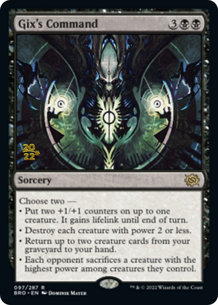 Gix's Command [The Brothers' War: Prerelease Promos] | Good Games North