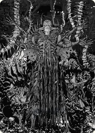 Nissa, Ascended Animist Art Card [Phyrexia: All Will Be One Art Series] | Good Games North