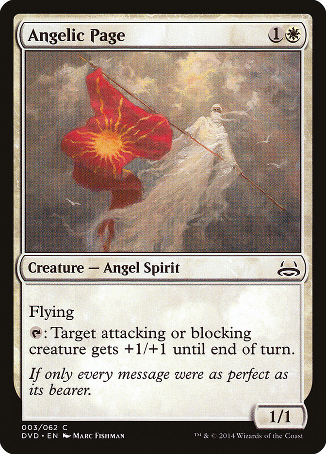 Angelic Page (Divine vs. Demonic) [Duel Decks Anthology] | Good Games North