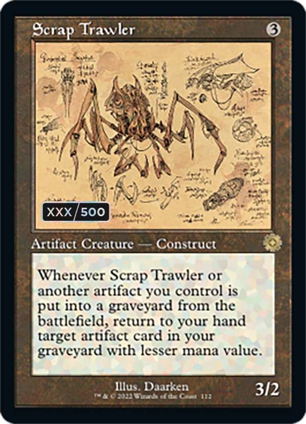 Scrap Trawler (Retro Schematic) (Serial Numbered) [The Brothers' War Retro Artifacts] | Good Games North