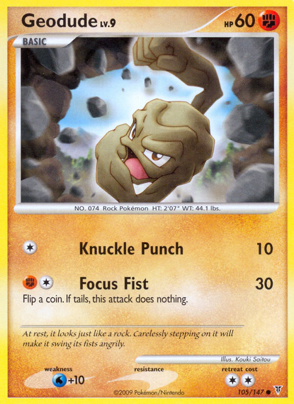 Geodude (105/147) [Platinum: Supreme Victors] | Good Games North