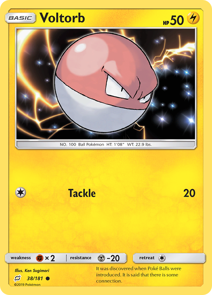 Voltorb (38/181) [Sun & Moon: Team Up] | Good Games North