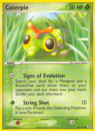 Caterpie (56/112) [EX: FireRed & LeafGreen] | Good Games North