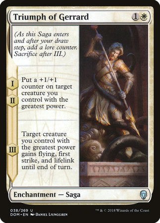 Triumph of Gerrard [Dominaria] | Good Games North
