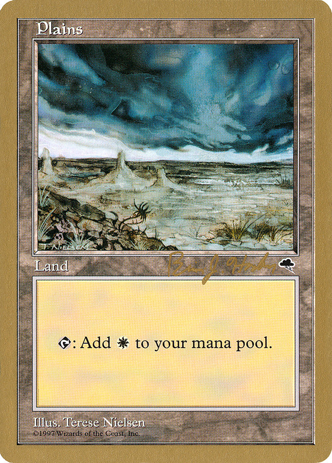 Plains (bh334) (Brian Hacker) [World Championship Decks 1998] | Good Games North