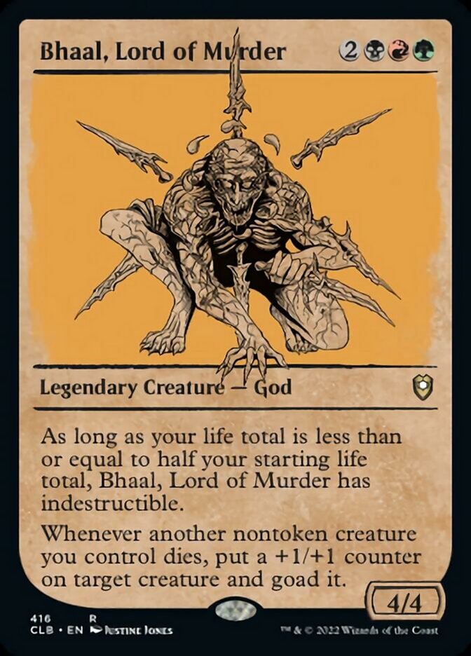 Bhaal, Lord of Murder (Showcase) [Commander Legends: Battle for Baldur's Gate] | Good Games North