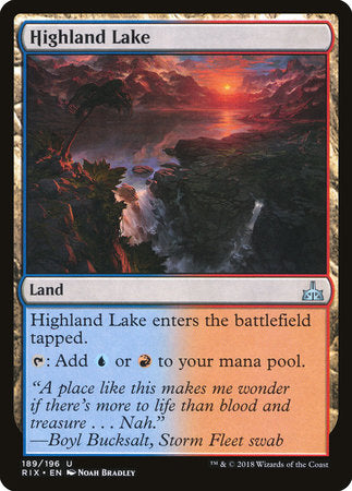 Highland Lake [Rivals of Ixalan] | Good Games North