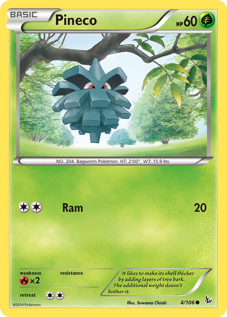 Pineco (4/106) [XY: Flashfire] | Good Games North