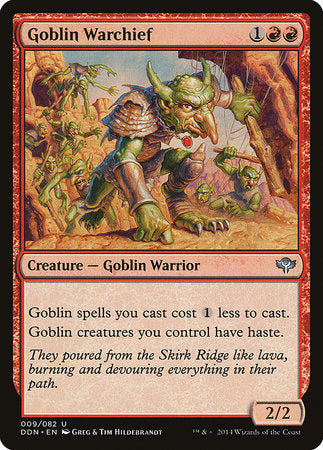 Goblin Warchief [Duel Decks: Speed vs. Cunning] | Good Games North