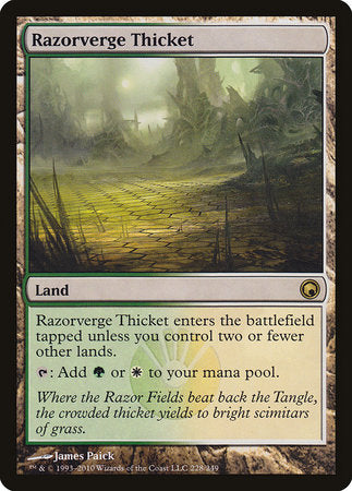 Razorverge Thicket [Scars of Mirrodin] | Good Games North