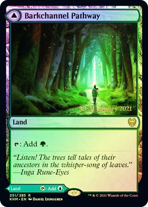 Barkchannel Pathway // Tidechannel Pathway  [Kaldheim Prerelease Promos] | Good Games North