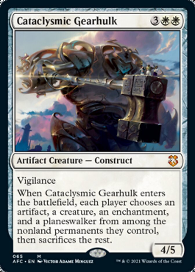 Cataclysmic Gearhulk [Dungeons & Dragons: Adventures in the Forgotten Realms Commander] | Good Games North