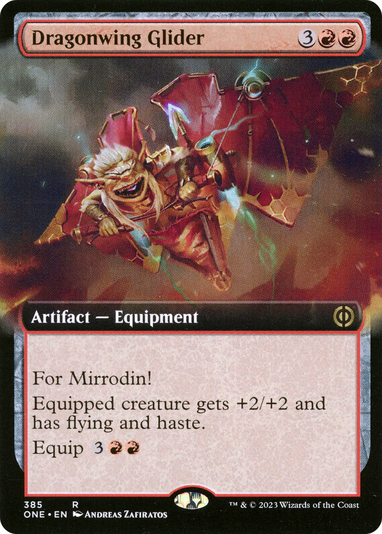 Dragonwing Glider (Extended Art) [Phyrexia: All Will Be One] | Good Games North
