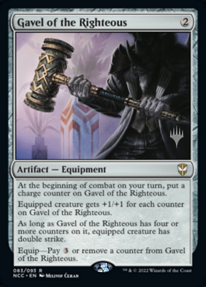 Gavel of the Righteous (Promo Pack) [Streets of New Capenna Commander Promos] | Good Games North