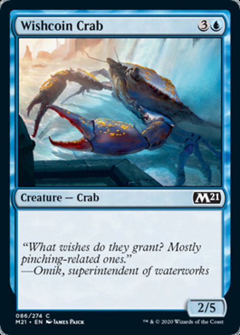 Wishcoin Crab [Core Set 2021] | Good Games North