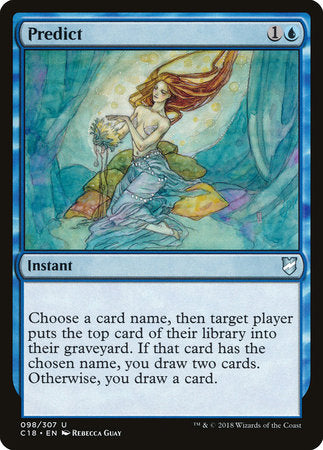 Predict [Commander 2018] | Good Games North