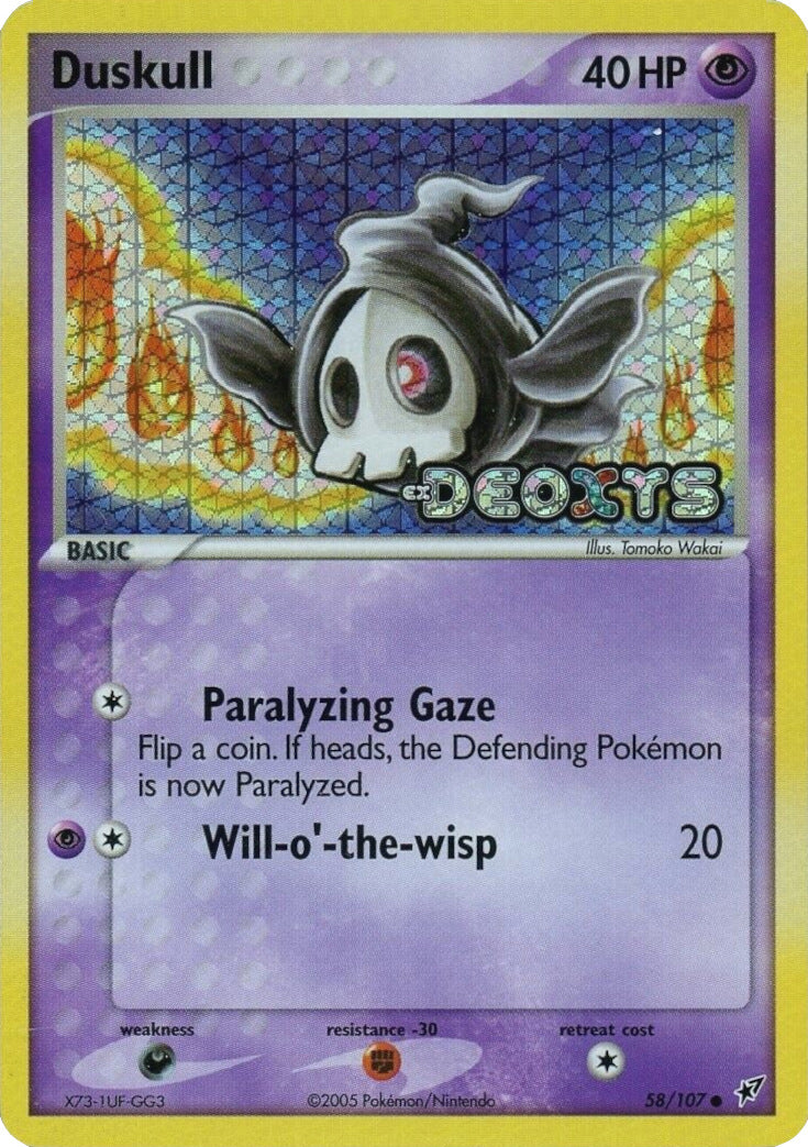 Duskull (58/107) (Stamped) [EX: Deoxys] | Good Games North