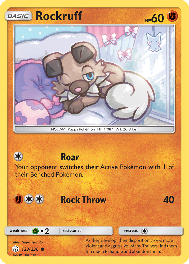 Rockruff (123/236) [Sun & Moon: Cosmic Eclipse] | Good Games North