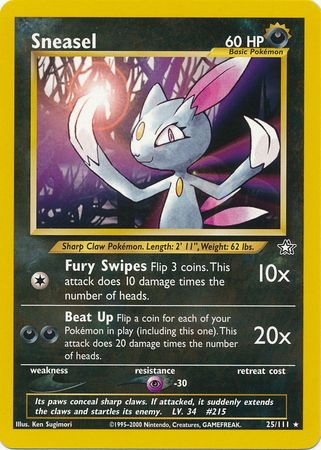 Sneasel (25/111) [Neo Genesis Unlimited] | Good Games North