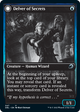 Delver of Secrets // Insectile Aberration [Innistrad: Double Feature] | Good Games North