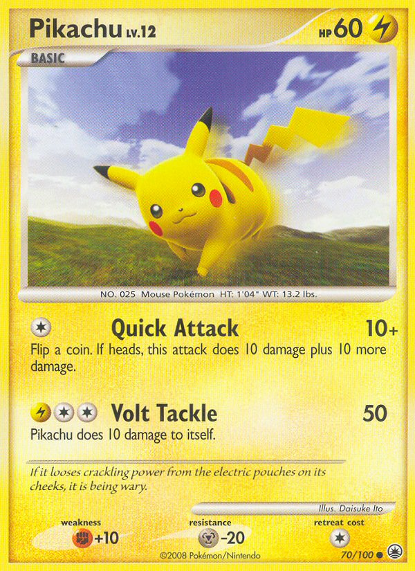 Pikachu (70/100) [Diamond & Pearl: Majestic Dawn] | Good Games North