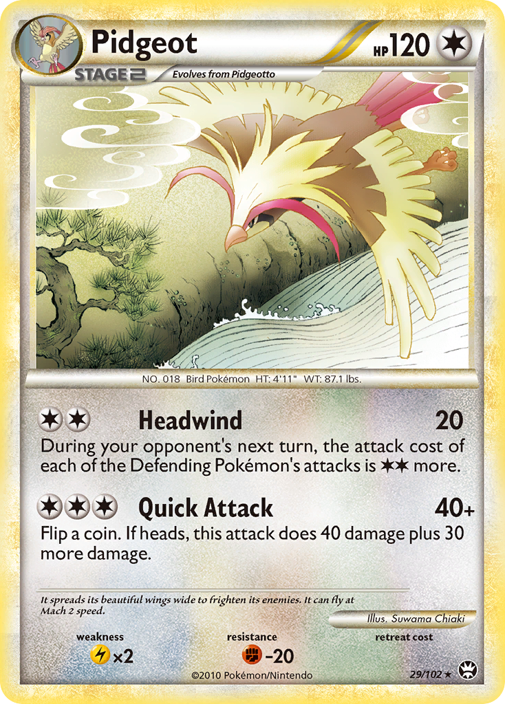 Pidgeot (29/102) [HeartGold & SoulSilver: Triumphant] | Good Games North