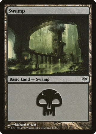 Swamp (63) [Duel Decks: Garruk vs. Liliana] | Good Games North