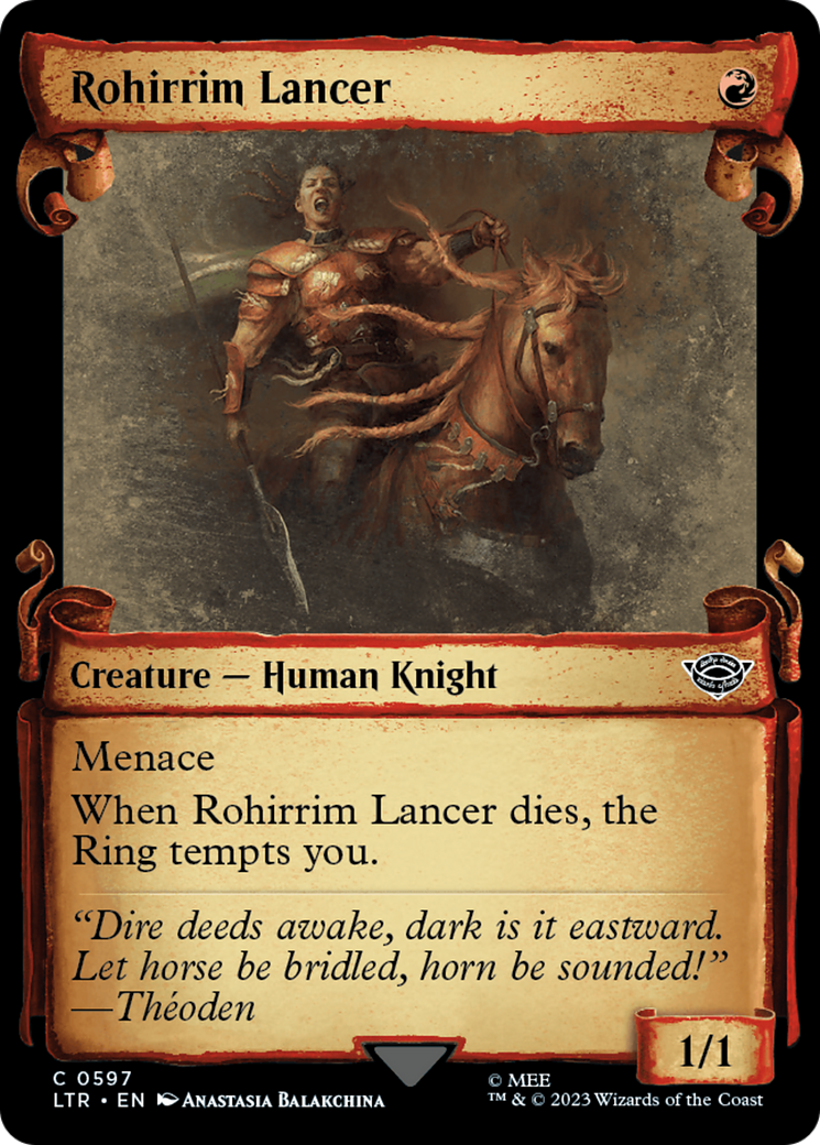 Rohirrim Lancer [The Lord of the Rings: Tales of Middle-Earth Showcase Scrolls] | Good Games North