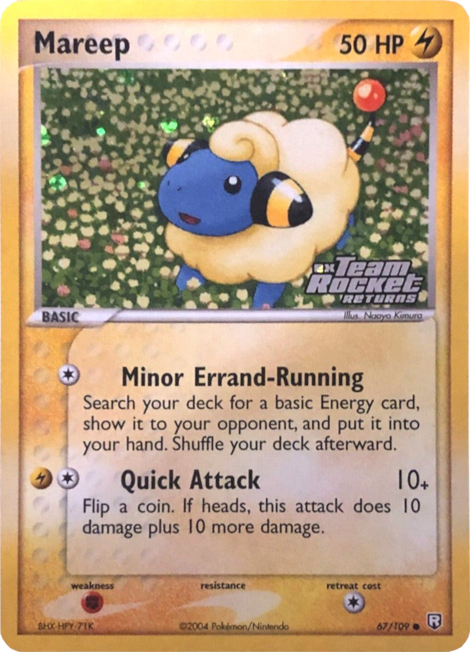 Mareep (67/109) (Stamped) [EX: Team Rocket Returns] | Good Games North