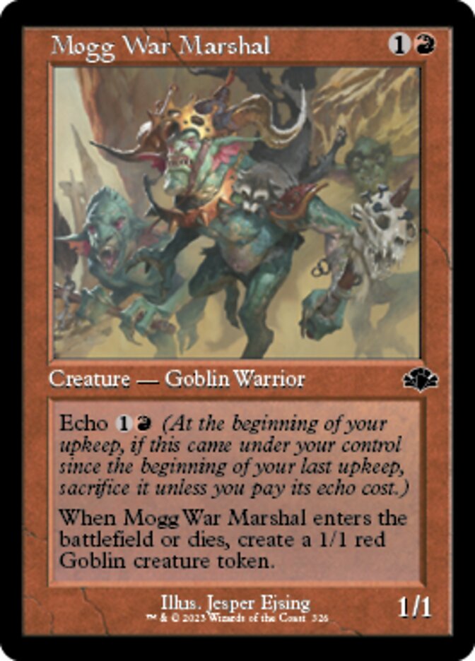 Mogg War Marshal (Retro) [Dominaria Remastered] | Good Games North