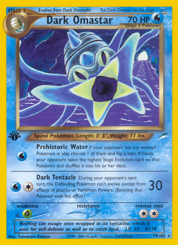 Dark Omastar (19/105) [Neo Destiny 1st Edition] | Good Games North