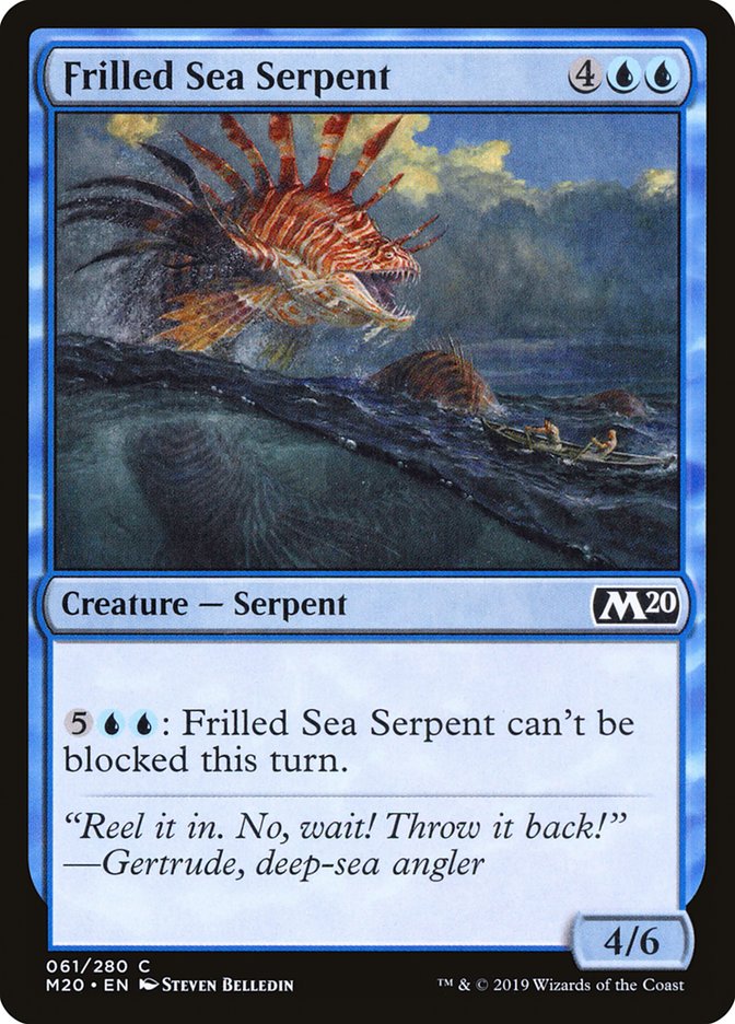 Frilled Sea Serpent [Core Set 2020] | Good Games North