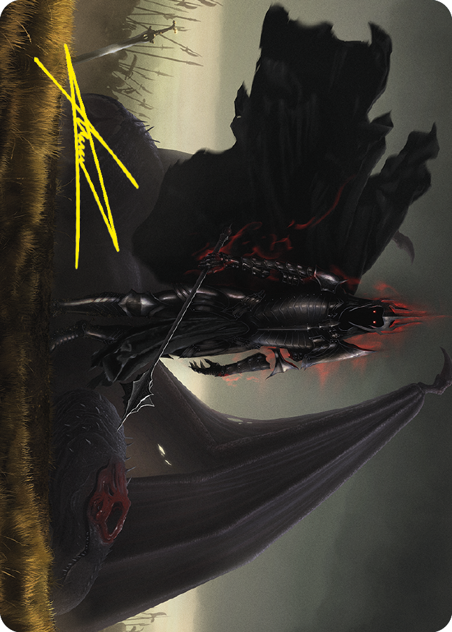 Witch-king of Angmar Art Card (Gold-Stamped Signature) [The Lord of the Rings: Tales of Middle-earth Art Series] | Good Games North
