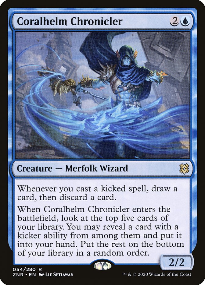 Coralhelm Chronicler [Zendikar Rising] | Good Games North