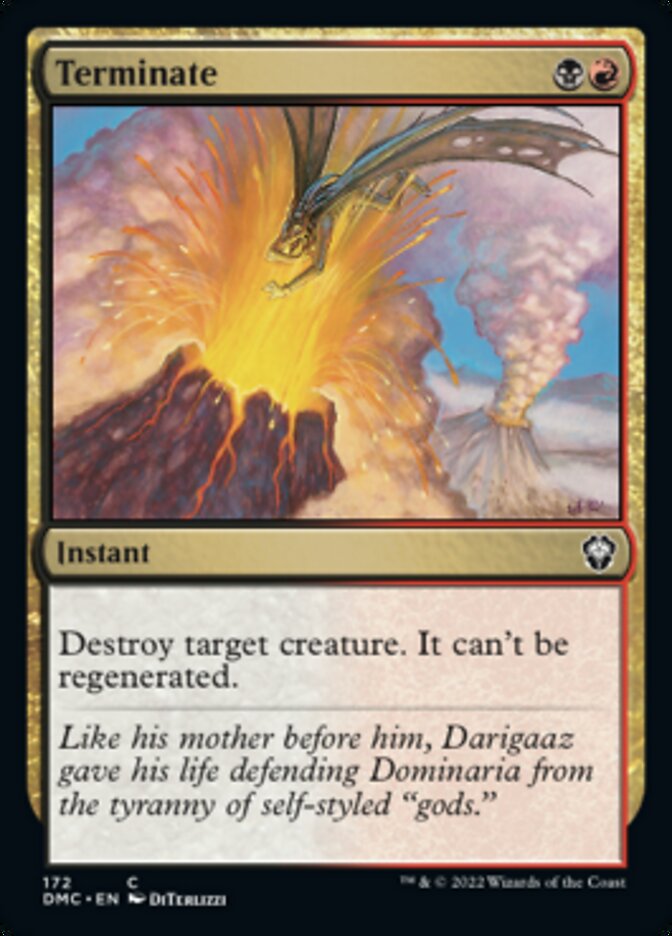 Terminate [Dominaria United Commander] | Good Games North