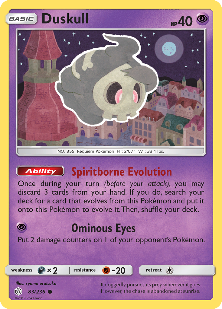 Duskull (83/236) [Sun & Moon: Cosmic Eclipse] | Good Games North