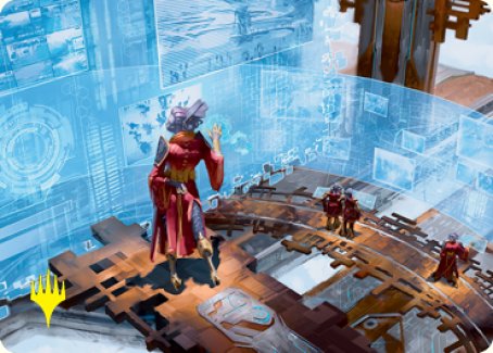 Universal Surveillance Art Card (Gold-Stamped Signature) [Kamigawa: Neon Dynasty Art Series] | Good Games North