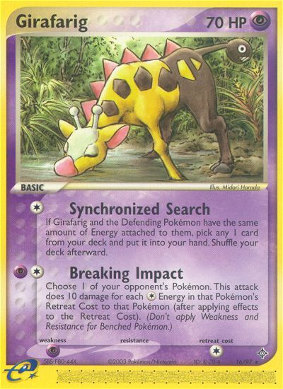 Girafarig (16/97) [EX: Dragon] | Good Games North