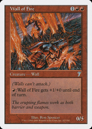 Wall of Fire [Seventh Edition] | Good Games North