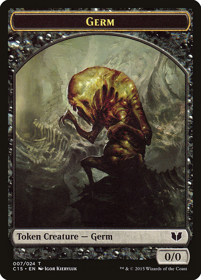 Germ // Zombie Double-Sided Token [Commander 2015 Tokens] | Good Games North