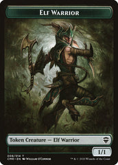 Angel // Elf Warrior Token [Commander Legends Tokens] | Good Games North