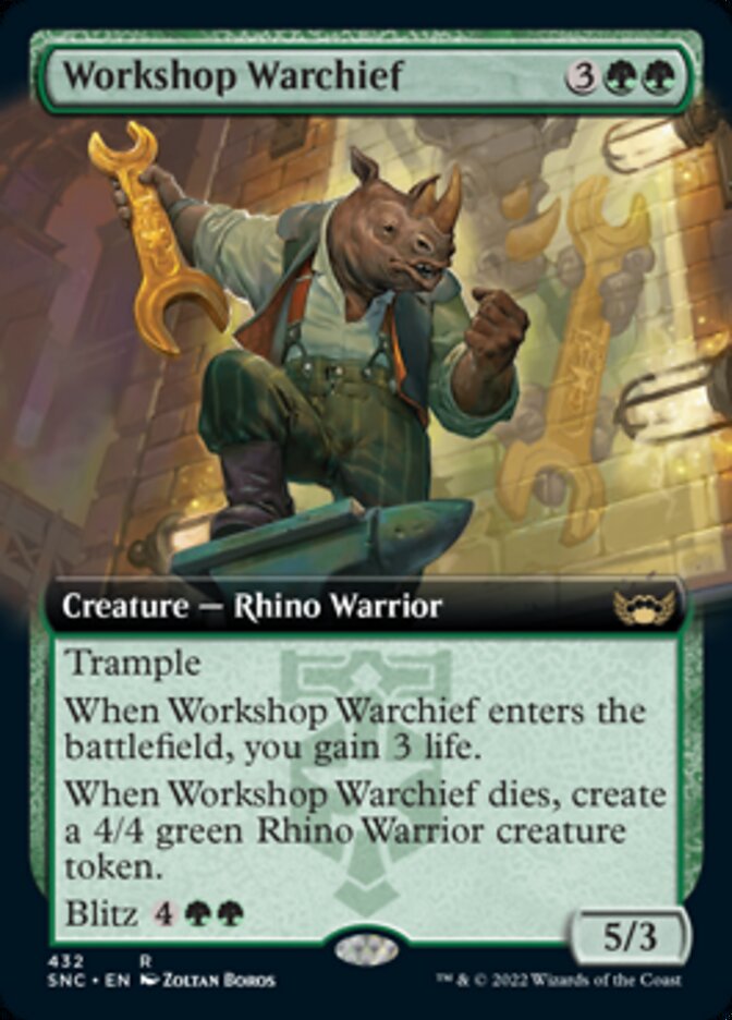 Workshop Warchief (Extended Art) [Streets of New Capenna] | Good Games North