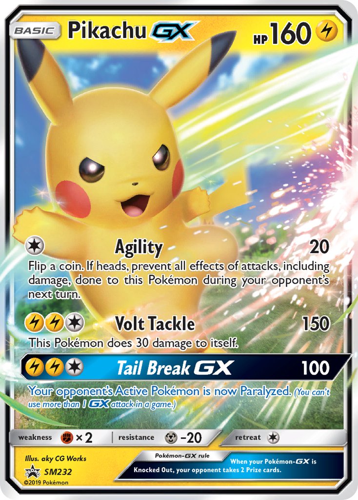 Pikachu GX (SM232) [Sun & Moon: Black Star Promos] | Good Games North